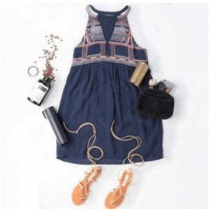 THML Sleeveless Navy Mini Dress Size XS